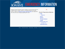 Tablet Screenshot of emergency.kwve.com
